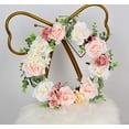 thumbnail image 7 of Coolmade Artificial Rose Flower Wreath, 14'' Door Wreath Adorn with Various Floral Fruitlet Eucalyptus Decor Fake Rose Spring Wreath for Front Door, Wall, Wedding, Home Décor (Pink & White), 7 of 7