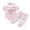 Pink, variant on BemeyourBBs Western Baby Girl Cowgirl Outfits Newborn Baby Girl Hospital Going Home Outfit New To Herd Letters Short Sleeve Cow Embroidery Romper Pants Set Headband 3Pcs Spring Summer Fall Clothing