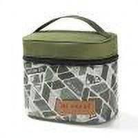 Bolsa De Almacenamiento Para Juego De Botellas De Condimento BBQ Jar Spice Storage Bag Portable Camping Spice Box (Bolsa de almacenamiento verde)