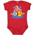 thumbnail image 3 of Inktastic Its My Birthday Circus Tent with Lion 1 Year Old Boys or Girls Baby Bodysuit, 3 of 5