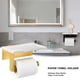 thumbnail image 5 of Toallero de mármol, estante de almacenamiento de papel, accesorios de baño de estilo moderno a prueba de herrumbre, 5 of 7