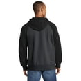 thumbnail image 3 of Sport-Tek Men's Raglan Colorblock Hooded Jacket_Graphite Heather/ Black_2XL, 3 of 3
