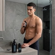 Pecksniff’s Men’s Essentials Body Trio Gift Set – Amber & Oud Wood – Bath & Shower Gel 250ml, Body Spray 100ml, Deodorant 50ml