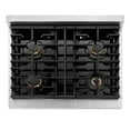 thumbnail image 5 of ZLINE Autograph 30" 4.2 cu. ft. Paramount Dual Fuel Range with 4 Burners in Stainless Steel with Polished Gold Accents, SDRZ-30-G, 5 of 8