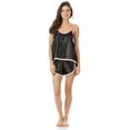 thumbnail image 2 of Ashford & Brooks Women's Satin Cami and Boxer Shorts Sleep Set, 2 of 2