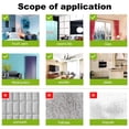 thumbnail image 5 of 2 juegos de pegatinas de mosaico con simulación floral pequeña con costura de mandala, pegatinas de pared autoadhesivas para decoración del hogar, la cocina y el baño, 5 of 5
