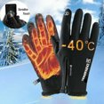thumbnail image 4 of Guantes calefactables para motocicleta, guantes térmicos de invierno para Moto, cálidos, impermeables, recargables, para motocicleta al aire libre, 4 of 5