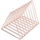 thumbnail image 5 of Estante de almacenamiento de archivos de oro rosa de metal estante de libros portátil estantería de hierro oficina de revistas duradera para librería casera ANGGREK Otros, 5 of 8