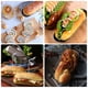 thumbnail image 4 of Injueey Hot Dog molde de acero al carbono huevo salchicha moldes reutilizable resistente al calor para hornear Hotdog molde DIY pastel Type2 NO2, 4 of 6