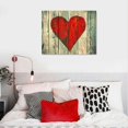 thumbnail image 5 of Orinice Heart Wood Paint Fine Art AestheticWall Painting for Home Decor - Canvas Hangings for Living Room Bedroom Office Bathroom Kitchen Farmhouse, Set of Pictures Wall Art Decor, 5 of 6