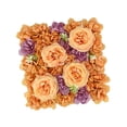 thumbnail image 1 of Panel de flores artificiales, decoraciones del Día de San Valentín para el hogar, bricolaje, regalos del Día de San Valentín, fondo para de , Naranja Naranja Púrpura Profundo, 1 of 8
