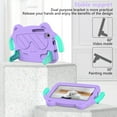 thumbnail image 3 of ELEHOLD Kids Friendly Case for Samsung Tab A7 Lite 8.7 (2021), EVA + Hard PC Hybrid Shockproof Full Body Protective Multi-Angle Kickstand Cute Cover with Handle Grip for Galaxy Tab A7 Lite,Lightpurple, 3 of 8