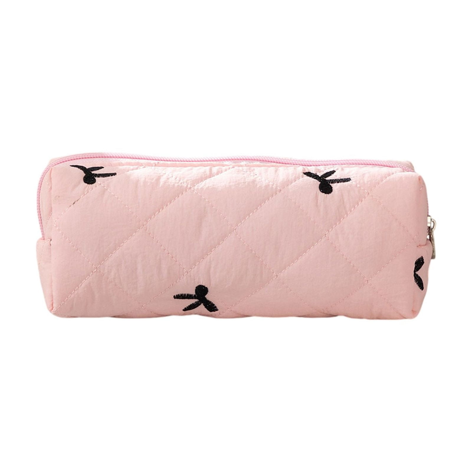 bbymog Trousse de Rangement pour Papeterie Sac de Rangement Durable en Tissu Oxford Rouge Taille Unique