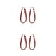 thumbnail image 2 of Billuyoard 2X Tie Back cortina vendaje colgante decoración habitación calcomanía DIY Prop interesante multiusos cocina decoración exquisita Rojo 2Conjunto, 2 of 6