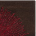 thumbnail image 3 of SAFAVIEH Soho Michelle Geometric Area Rug, Brown/Red, 6' x 6' Square, 3 of 7
