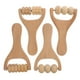 thumbnail image 1 of 4 rodillos de madera para masaje corporal completo, herramienta de masaje de pies para hombres., 1 of 7