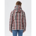 thumbnail image 3 of Orolay Women's Thickened Plaid Print Down Jacket with Hood, 3 of 7