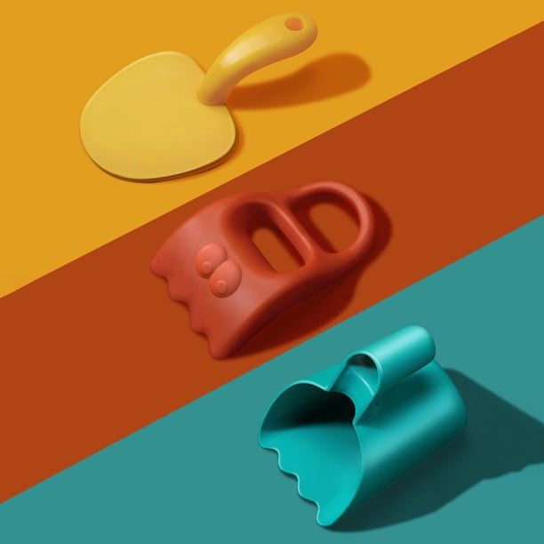 Set De 5 Herramientas De Jardinería Y Playa Para Niños, Palas De Madera Y Metal Con Colores Surtidos, Ideales Para Cavar Y Jugar Al Aire Libre
