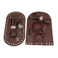 thumbnail image 4 of Bag Making Set Sewing PU Leather Bag Bottom Shaper Pad Knitting Bag Bottoms Coffee, 4 of 9