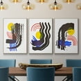 thumbnail image 2 of Shifting I - Framed Premium Gallery Wrapped Canvas L Frame 3 Piece Set - Ready to Hang, 2 of 9