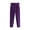 Purple, variant on Women's Solid Suit Pants Business Casual Slim Fit Trousers Straight Leg Work Pockets Slacks Dress Pants with Belt Purple M
