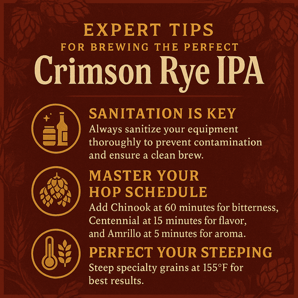 Label Peelers Crimson Rye IPA Beer Kit