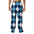 thumbnail image 4 of Stamzod Men's Pajama Bottoms Retro Plaid Sleep Pants Cotton Soft Comfortable Breathable Lounge Pants Loose Fit Mens Pajama Pants on Sale, 4 of 6