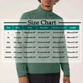 thumbnail image 3 of qolati Mens Sweatshirts Quarter Zip Pullover Mock Neck Long Sleeve Work Tops Casual Lightweight Golf Shirts Sizes S-5XL, 3 of 6