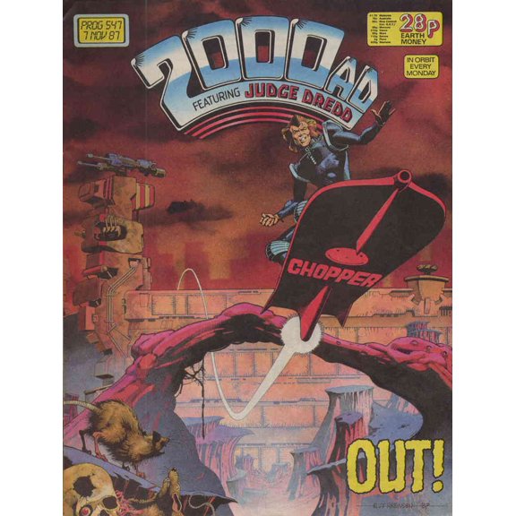 2000 A.D. #547 VF ; Fleetway Quality Comic Book