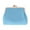 Ocean Blue, variant on Julia Buxton Premium Faux Leather Triple Frame Coin Purse Wallet (Women)