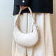 thumbnail image 5 of Bolso de hombro de PU para mujer, de moda, con cremallera clásica y de medio mes, muy vendido, 2024, nuevo y versátil bolso de mano para mujer, 5 of 5