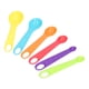 thumbnail image 2 of Juego de 12 cucharas medidoras de colores, taza medidora de plástico y cuchara con escala, seguras y prácticas para cocina y panadería, 2 of 15