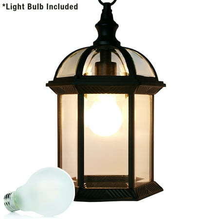 Etoplighting Contemporary Collection Exterior Outdoor Hanging Etoplighting Contemporary Collection Exterior Outdoor Hanging Pendant Lantern Light With Beveled Clear Glass And Warm White