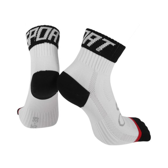 Cycling Socks Sweat-Absorbent,Anti-Friction m Outdoor Bike Socks White,Black Unsex 1 Pair Letter,Colorblocked