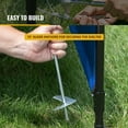 thumbnail image 2 of Pet Shelter 4x4x3 ft. Shade Tent for Dogs, Cats, Animals - Blue, Medium, 2 of 11
