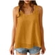 thumbnail image 3 of TaTaai Flattering Ruffle Sleeveless Tank, Women's Boho Chiffon Round Neck Lacing Top, Breathable Summer Style, Ideal for Spring Daily Casual Use Gift, 3 of 8