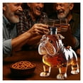 thumbnail image 5 of Wine Decanter, Pug Dog Shaped 300ml Glass Whiskey Decanter Bottle for Bourbon & Vodka, Novelty Gift for Dog Lovers, 5 of 6
