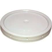 Argee 3.5 and 5 White Gallon Gasket Lid, 10-Pack