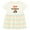Natural with Stripes, variant on Inktastic Basset Hound Dog Lover Girls Baby Dress