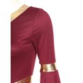 thumbnail image 7 of Alvivi Women's Praise Worship Dance Dress Lyrical Dance Costume Liturgical Dancewear Burgundy M, 7 of 7