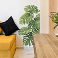 thumbnail image 7 of HuiXinOu Tropical Green Leaves Bathroom Wall Stickers Self Adhesive Decorative Decals for Bathroom Washroom Wall Beautification Home Decor Accent, 7 of 7