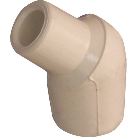 NIBCO T00095D Street Pipe Elbow, 3/4 in, 45 deg Angle, CPVC, 40 Schedule