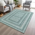 thumbnail image 6 of Dalyn Rugs Machine Washable Indoor/Outdoor Chantille Teal 8' x 10' Rug, 6 of 9