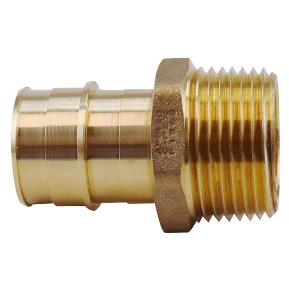 Apollo Brass Male Pipe Adapter Pex EPXMA11 - 1 in.