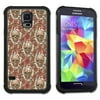 Maximum Protection Cell Phone Case / Cell Phone Cover with Cushioned Corners for Samsung Galaxy S5 - Skulls and Roses
