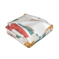 thumbnail image 3 of XMXT Flannel Throw Blanket for Couch, Smiling Cactus Print Bed Sofa Decor Blankets for Home Bedroom, 80 x 60 inches, 3 of 9