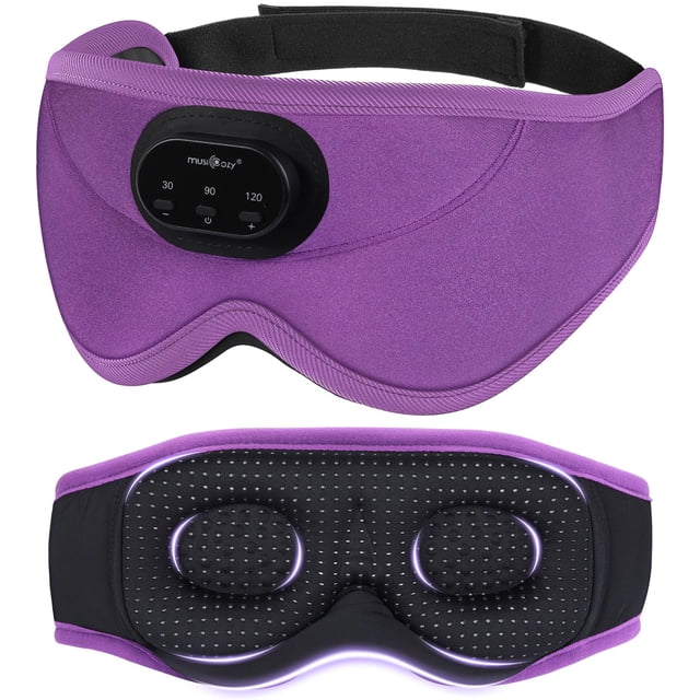 Máscara de Sueño Bluetooth 3D MUSICOZY con Audífonos Inalámbricos