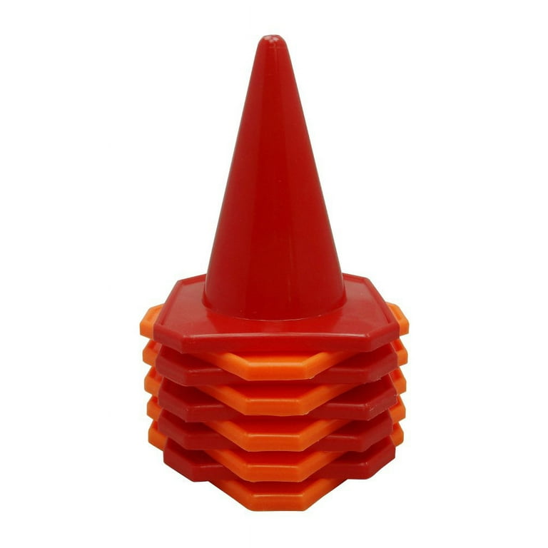 Bluedot Trading 4” RC Racing Sports Marker Cones for Kids Games Indoor or  Outdoor Sports, Theme Party, Agility Training, and more, Orange & Red – Set 