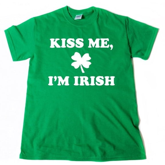 Kiss Me I'm Irish T-shirt, Irish Shirt, Gender Neutral Tee, St Pattys Day, St Patricks Day Shirt, 90s Style T-shirt