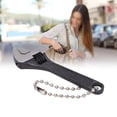 thumbnail image 1 of Herramientas ManualesLlavero Llave Acero Galvanizado Ajustable Portátil Profesional Alta Dureza Mini Llave Inglesa para Hogar Industrial25in/635cm Negro ANGGREK Otros, 1 of 8